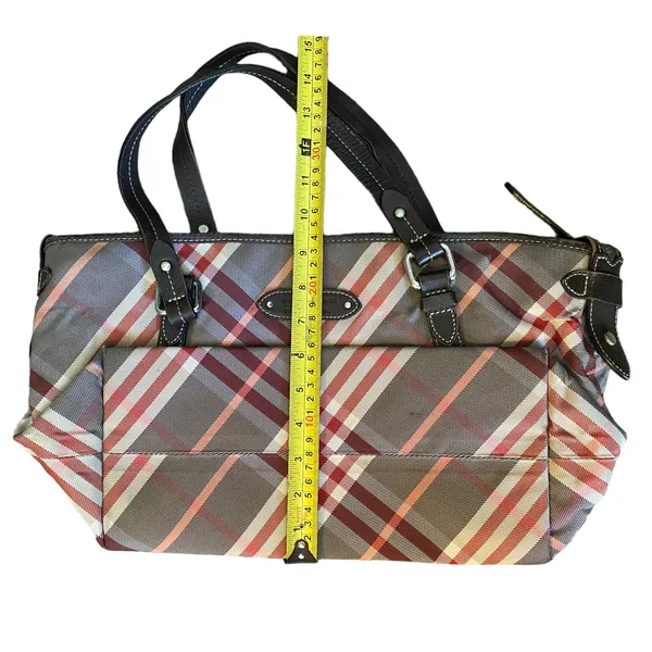 Burberry Blue Label Nova Check Canvas & Leather Purse - Image 14