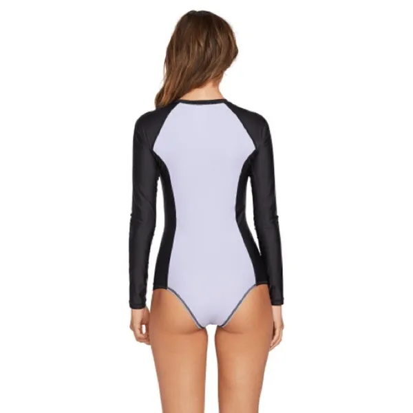Volcom Violet Purple Simply Solid Bodysuit Sz XS NWOT - Image 5