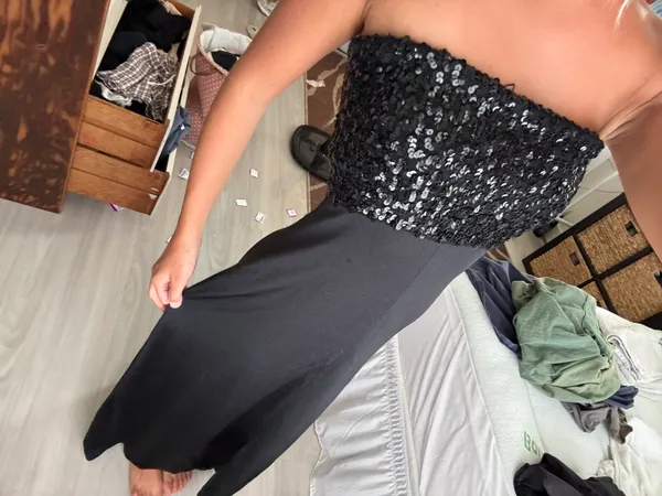 Long Black Dress - Image 8