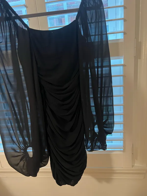 That’s so fetch Black Mini Dress  - Image 3
