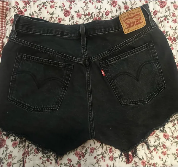 Black Levi’s Shorts  - Image 2
