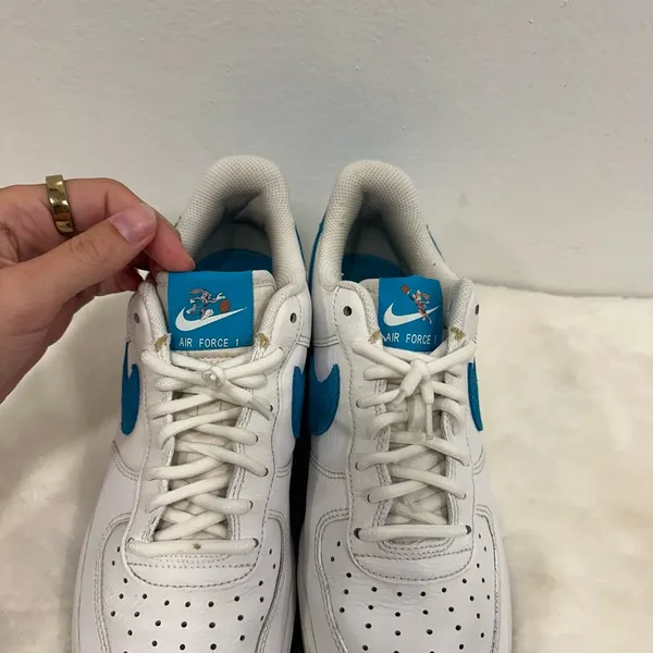 Nike Air Force one shoes! Bugs and Lola Space Jam limited edition sneakers! - Image 4
