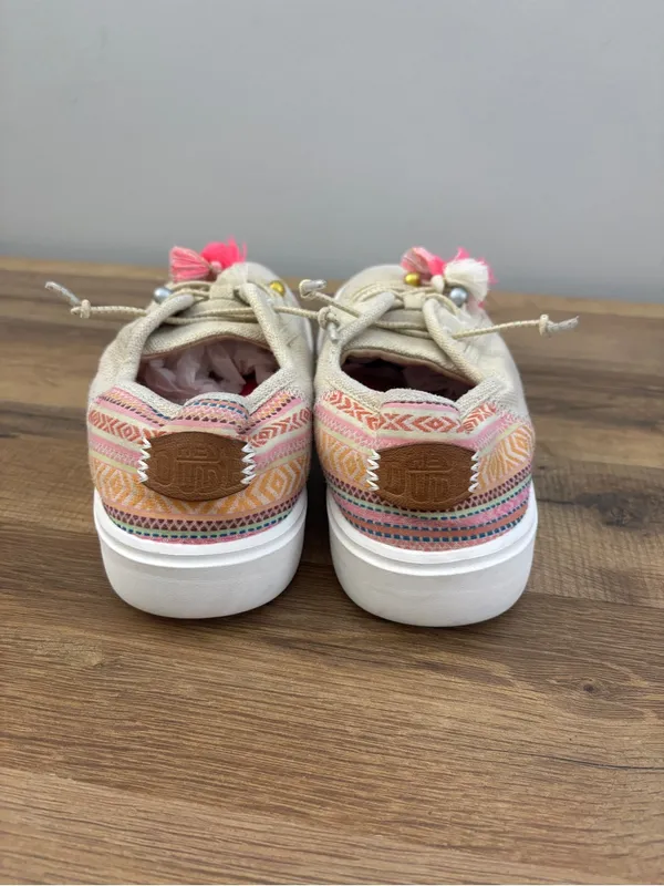 Hey Dude Cody Boho Mix Slip On Casual Shoes Natural Multi Women’s - Image 5