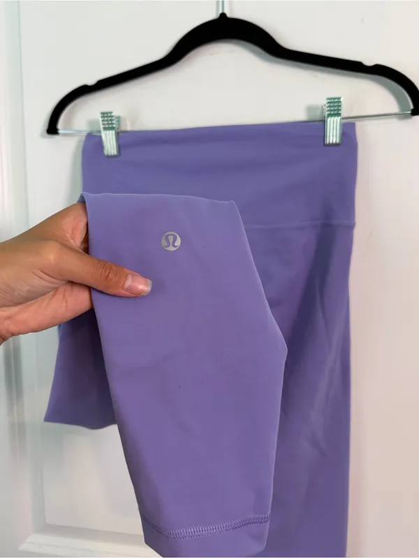 lululemon athletica Lavender High-Rise Stretch Leggings Size 6 WunderTrain - Image 5
