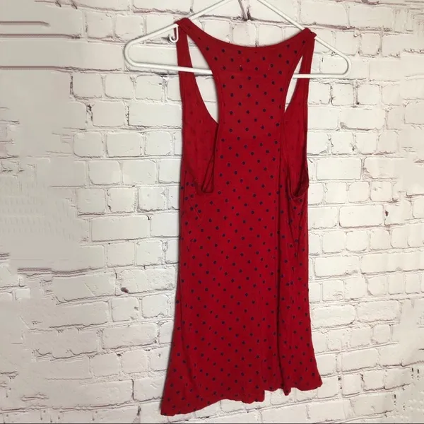 Abercrombie & Fitch Womens Red Polka Dot SleevelessTank Size M - Image 3