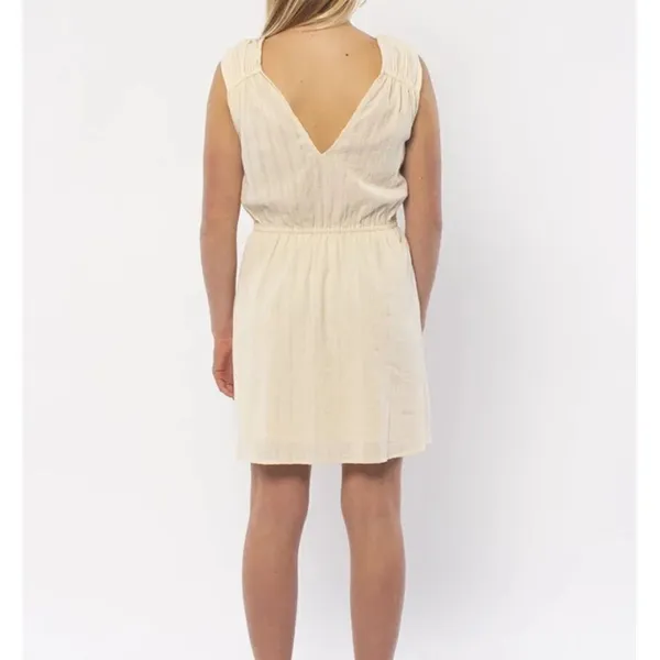 Sisstrevolution Ivory Bonnie Sleeveless Woven Mini Dress Small - Image 9