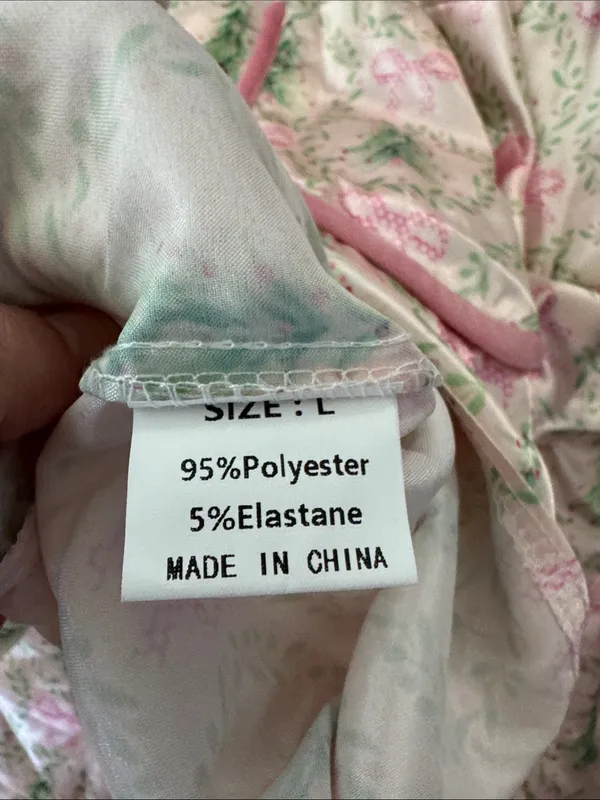 Satin Christmas Bow Pajama Set with Pink Velvet Trim / J5 - Image 5