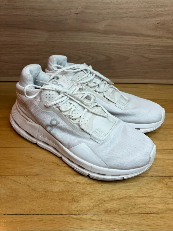 On Running Cloudnova 2 Women's Sneakers in White - Size 9 - Image 2