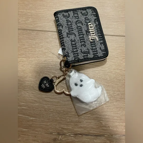 Juicy Couture Spooky Card Holder Wallet with Ghost and “be my boo” Charm - Image 8