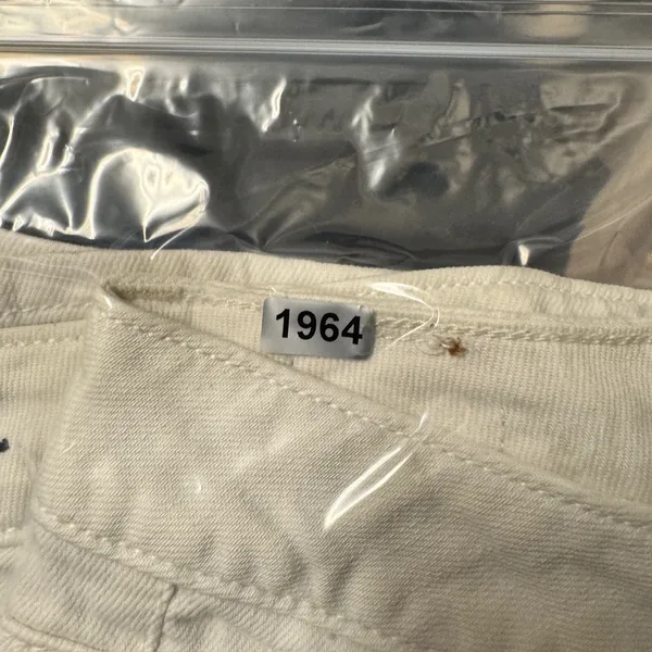 1964 | American Eagle Stretch‎ Skinny White Denim Jeans Womens 4 Regular - Image 7