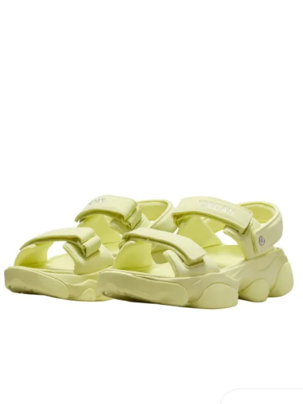 NEW Jordan Deja Sandal 9 M, LUMINOUS GREEN/ SILVER - Image 7