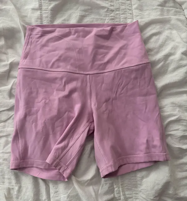 Lululemon Pink Align High-Rise Biker Short 6 - Image 4