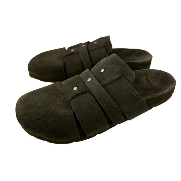 Free People Mule Clogs Sunday Season Khaki Green Slip On Women’s 36 USA 6 - Image 8