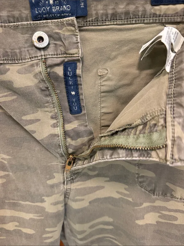 ☘️☘️☘️Lucky Brand☘️☘️☘️Camo Utility Pants - Olive Green-14 - Image 6