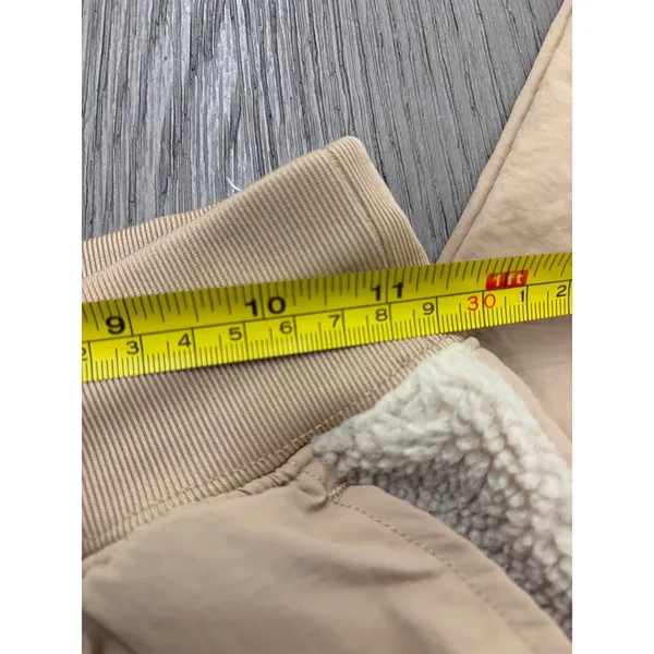 Nike Women's DQ6809-200 Essential Woven High Rise Joggers Beige XS - Image 8