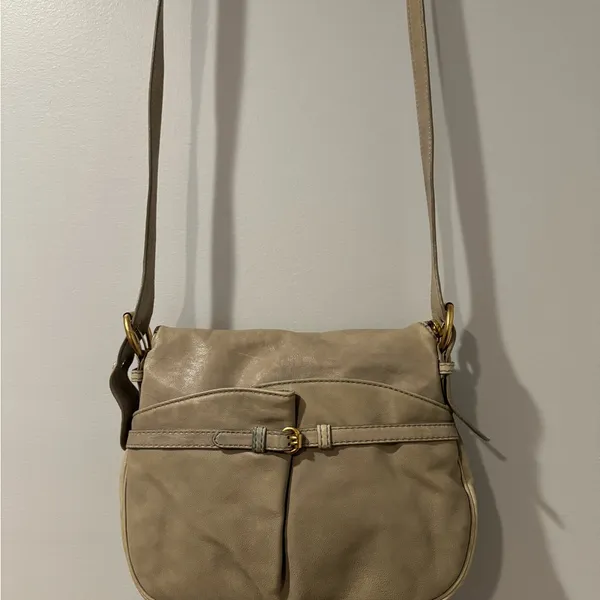 Marc Marc Jacobs Handbag Pedal to Metal Natasha‎ Crossbody Shoulder Bag Beige - Image 11