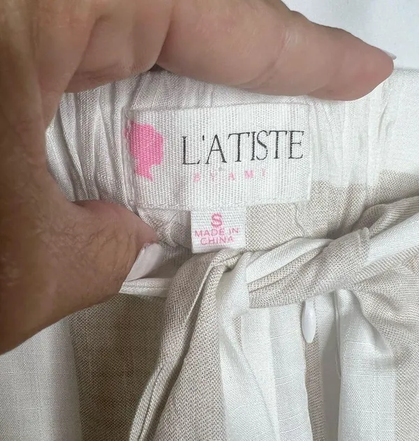 Small cotton coverup White - Image 4
