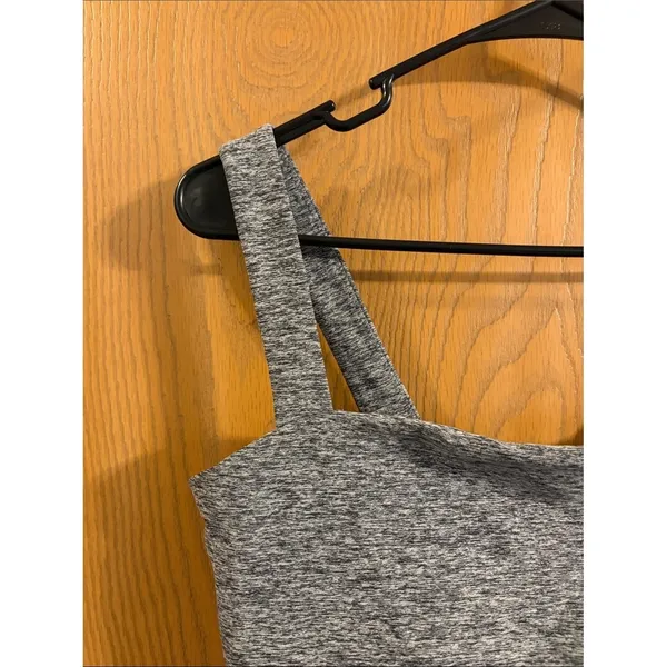 Vuori Women's Heather Gray Elevation Square Neck Crop Tank Top XL - Image 3