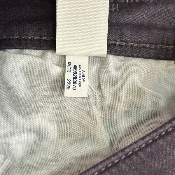 American Eagle Purple Coated High Rise Jeggings Size 8 Y2K Grunge - Image 10