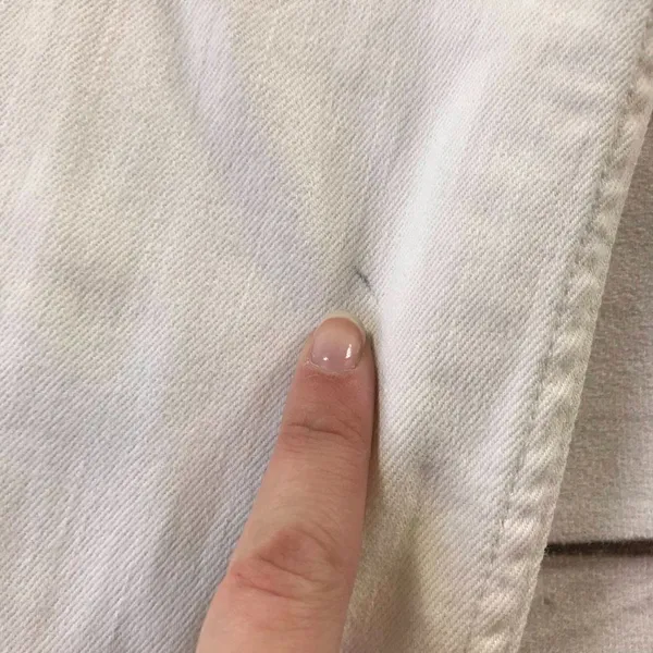 ZARA Women Basic White Denim Straight Fit Jeans - Image 14