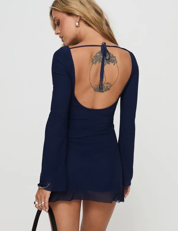 Princess Polly Lukea Mini Dress Long Sleeve - Image 3
