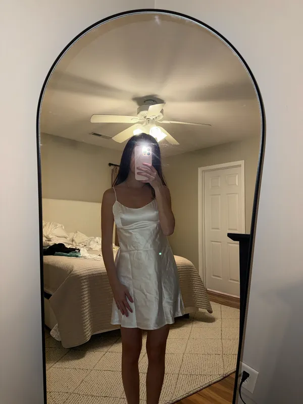 NWT Princess Polly white satin mini dress - Image 3