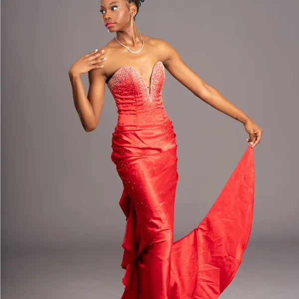 Formal dress Red Size 2 - Image 3