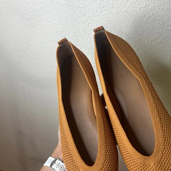 Everlane The 40-Hour Pointed Toe Toffee ReKnit Flat WOMENS Shoes Size 9 - Image 3