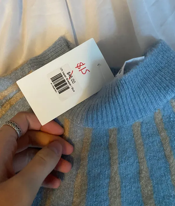 Moon Ryder BNWT blue cr aspen sweater - Image 7