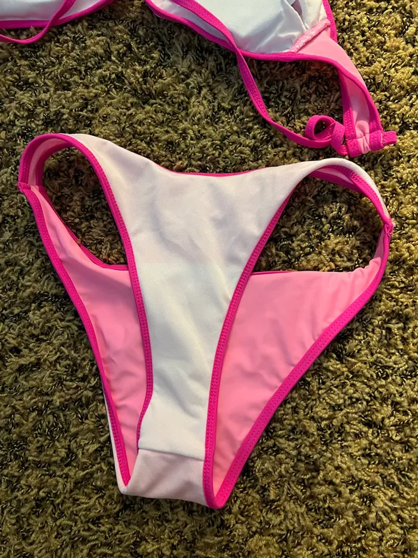 Bright Pink Shein Bikini - Image 3