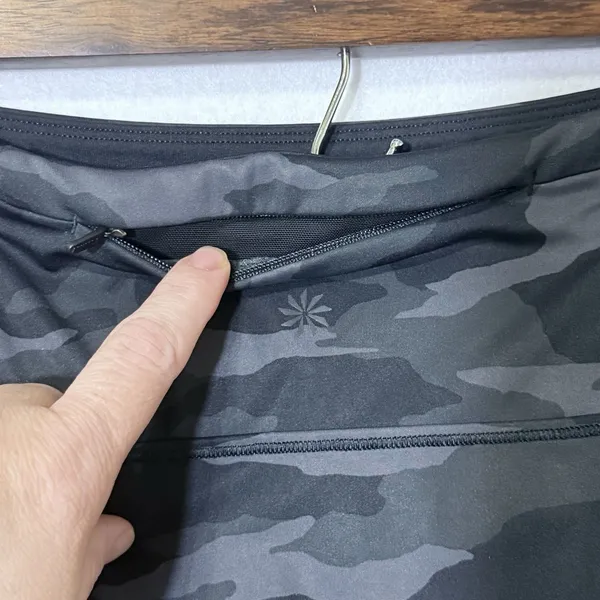 Athleta Black Camo Match Point Skort Women's Size S Pickleball Tennis Golf Gym - Image 6