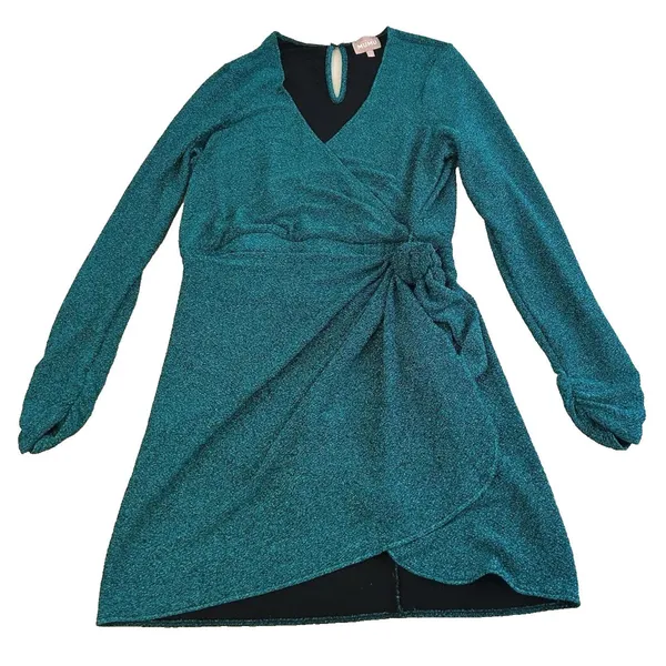 Show Me Your Mumu Stage Skort Green Peacock Metallic XXL - Image 2