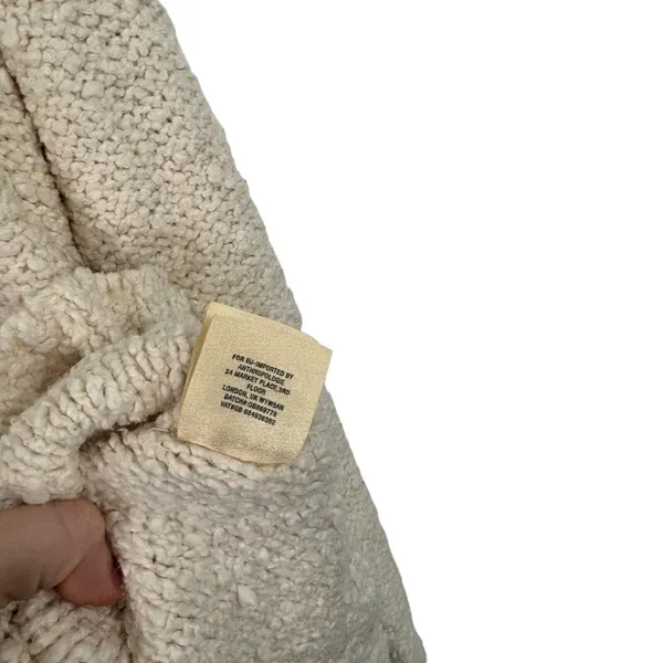 Moth Anthropologie Juliette Cream Turtleneck Chunky Knit Sweater Womens‎ XS - Image 7