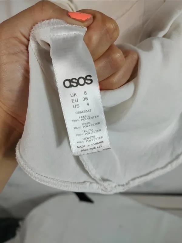 ASOS White Button Down Shirt 4 - Image 5
