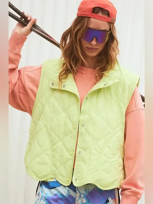 Free people Quinn Quilted Puffer Vest - Image 5