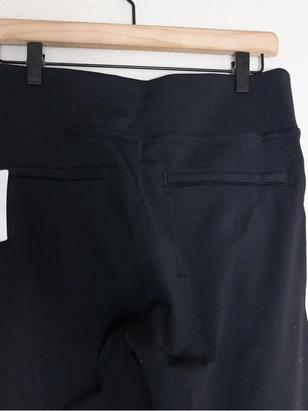 NWT Athleta Delancey Skyline Ankle Flare Pant M Black Stretch Tailored - Image 10