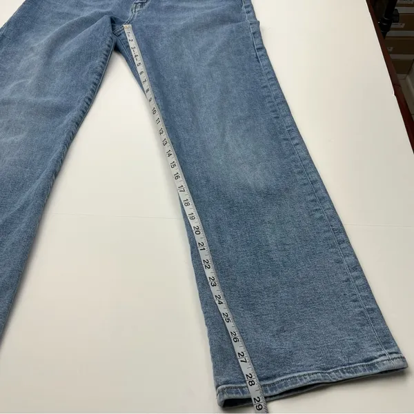 Mavi Barcelona High Rise Wide Leg Womens Size 31 Blue Denim Jean‎ *TINY FLAW - Image 10