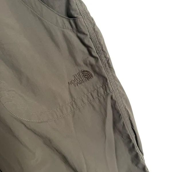 The North Face Womens Cropped Hiking Pants Size 6 Green‎ Nylon Outdoor Cargo - Image 3