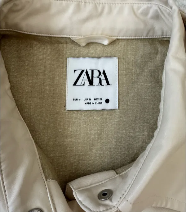 ZARA Leather Jacket - Image 3
