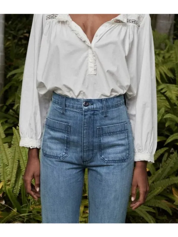 💕DOEN💕 Maritime Jean ~ Menton Wash 32 NWT - Image 8