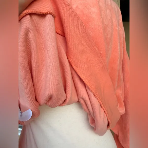 Nike Women's Vibrant Coral Hoodie - Image 7