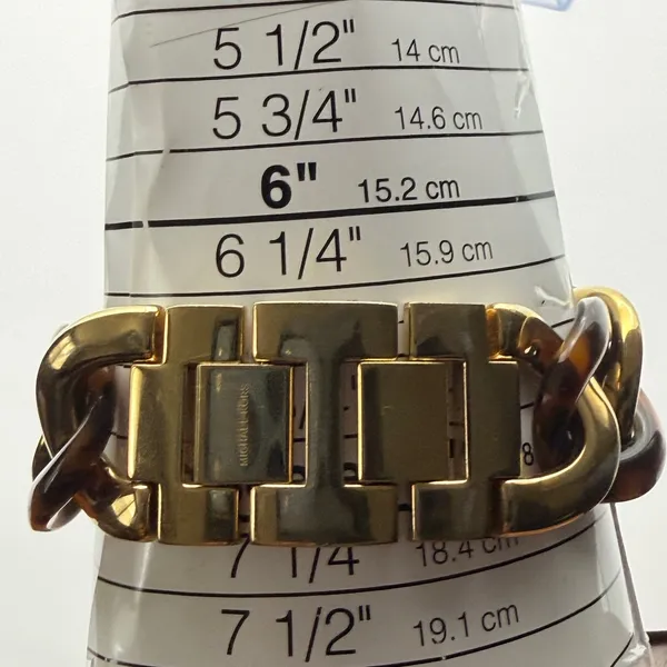 Michael Kors Runway Twist Gold Chronograph Watch MK-4222 Working New Battery - Image 5