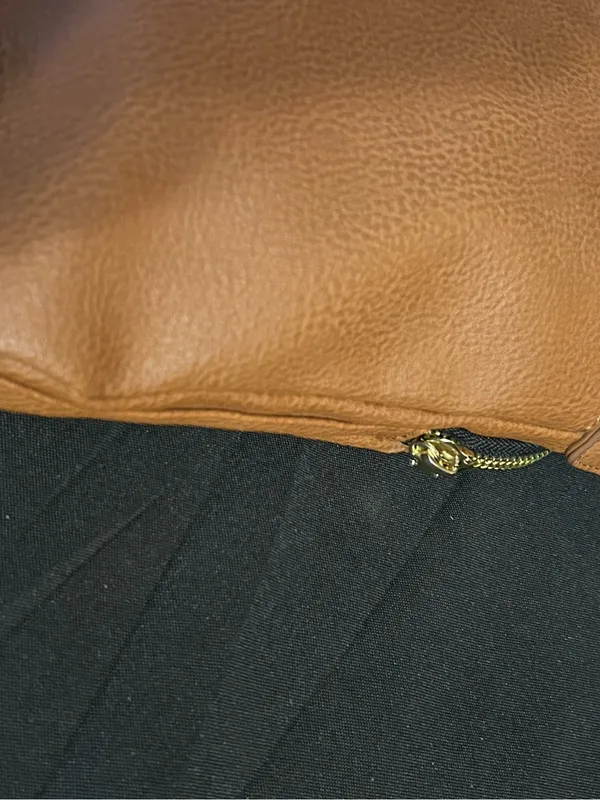 Steve Madden Tan Embossed Logo Crossbody Bag - Image 8