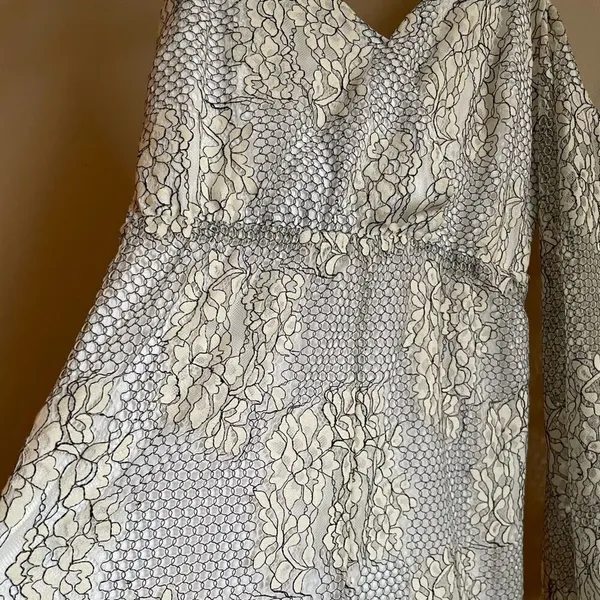 Elliatt white & black lace romper‎ - Image 12