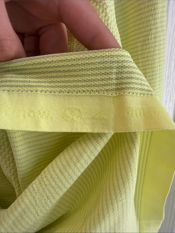 lululemon athletica Light Yellow Turtleneck Seamless Top - Image 4