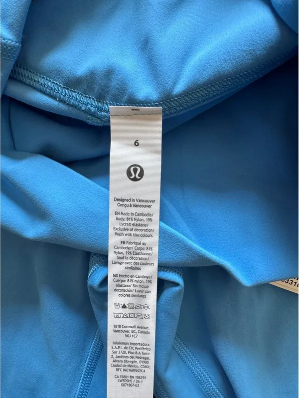 Lululemon Align With Pockets High Rise 25” Ocean Wave Size 6 NWT - Image 6