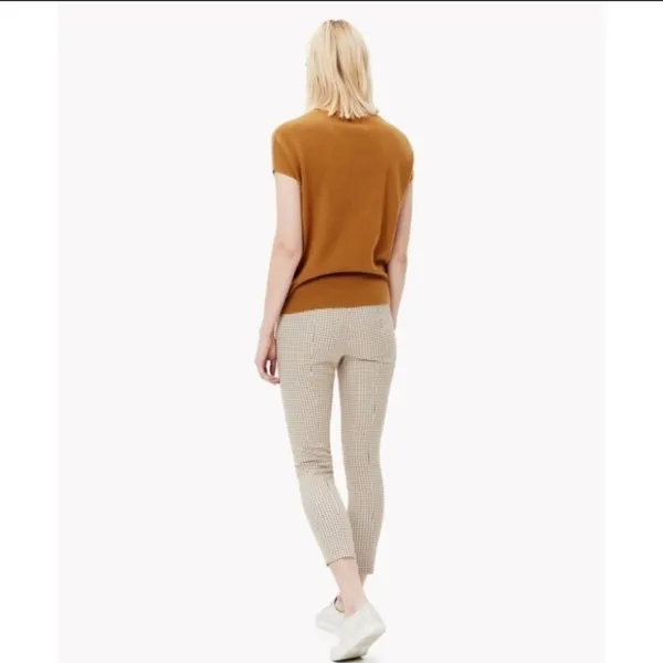 Theory‎ Alettah Ainsley Check Cropped Pants - Image 4