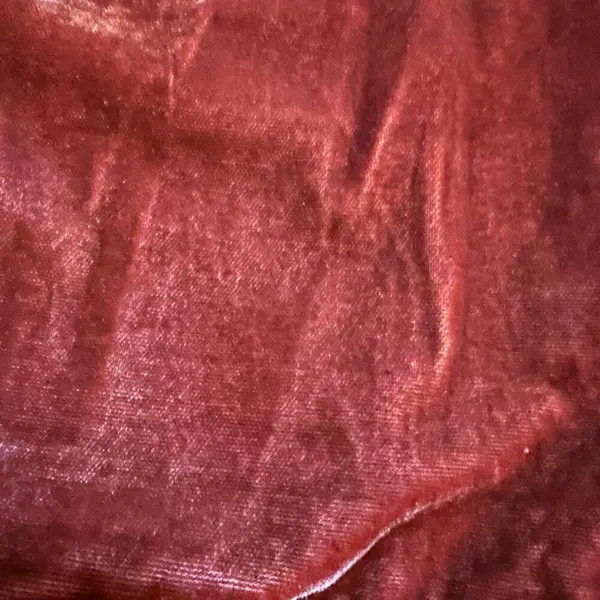 Free People Vivienne Velvet Orange skirt 8 crushed velvet rust orange - Image 5