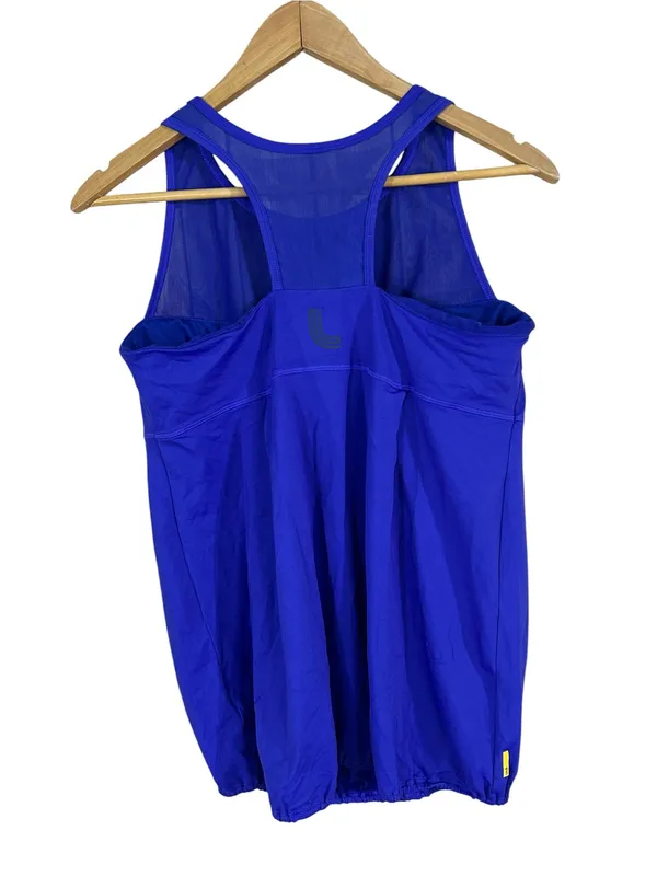 Lole Athletic Top Tank Purple Mesh SIZE LARGE Elastic Waist Activewear - Image 2