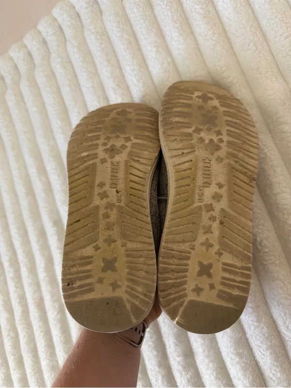 Hey Dude Casual Slip-On Shoes in Heather Taupe - Image 7